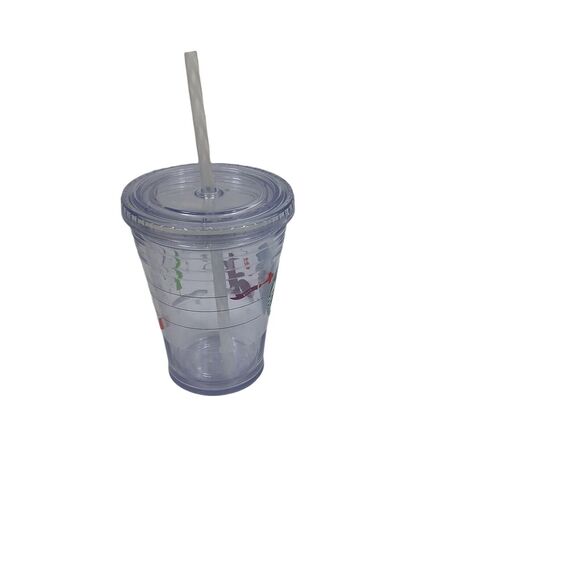 Starbucks‎ 2011 Christmas Holiday Red Fox Tumbler 12 oz Cup Complete - Picture 4 of 6